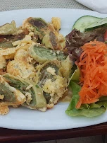 Gebratene Maultaschen Mit Ei Und Salat