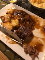 Rostbraten Mit Bratkartoffeln